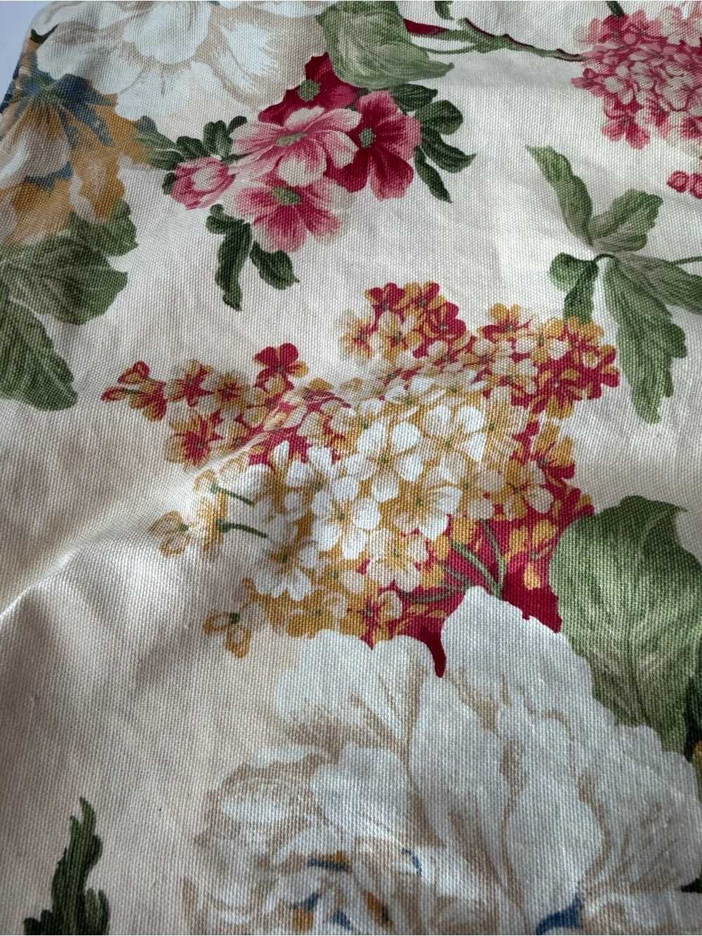 (2) Vintage Floral Pillow Covers Ralph Lauren Inspired 18” x 18” - COVER ONLY